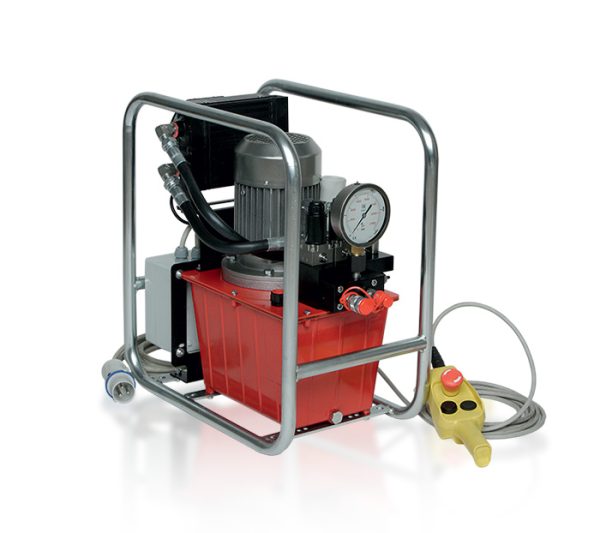 Pumps for hydraulic wrenches